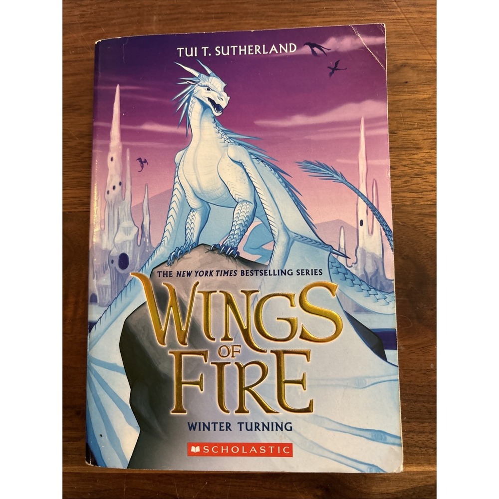 Winter Turning (Wings of Fire #7) by Tui T. Sutherland (2016, Trade Paperback)